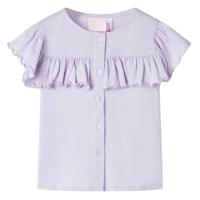 Kindershirt 116 lila, kinderkleding, meisjeskleding, leuke kinderkleding, jongenskleding, hippe kinderkleding, stoere kinderkleding