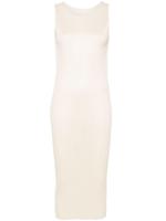 Pleats Please Issey Miyake New Colorful Basics 3 geplooide midi-jurk - Beige