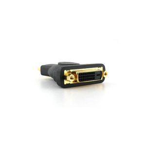 Techly HDMI - DVI-D M/F HDMI DVI-D Zwart kabeladapter/verloopstukje