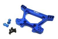 Integy VXHD Type CNC Rear Shock Tower, Blauw - Traxxas Rustler 4x4, Traxxas Hoss 4x4