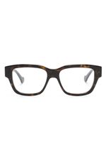 Gucci Eyewear lunettes de vue à monture rectangulaire - Marron