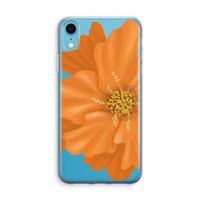 Orange Ellila flower: iPhone XR Transparant Hoesje