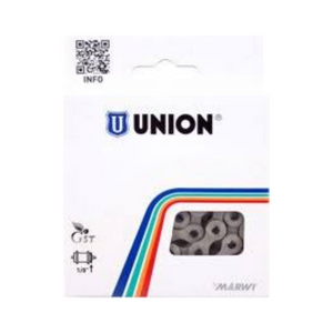 Union Anti Roes Fietsketting 1/2x1/8 112 schakels Titanium Grijs