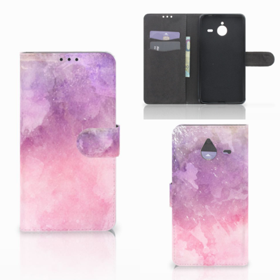Hoesje Microsoft Lumia 640 XL Pink Purple Paint