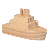 Bouwpakket stoomboot, 2-dlg. set