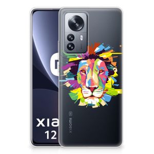 Xiaomi 12 Pro Telefoonhoesje met Naam Lion Color