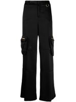 Blumarine pantalon ample à poches cargo - Noir