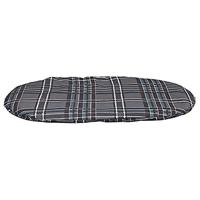 Trixie Scoopy Hondenkussen, ovaal, 115 x 72 cm, grijs/antraciet