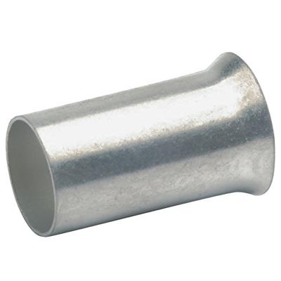 Klauke 7618 adereindhuls, 10 mm², ongeisoleerd zilver, 100 stuks