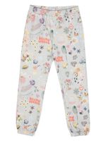 Stella McCartney Kids pantalon de jogging en coton à logo imprimé - Gris - thumbnail