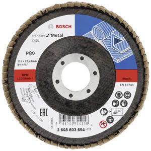 Bosch Accessories 2608603654 X431 Lamellenschijf Diameter 115 mm Boordiameter 22.33 mm Staal 1 stuk(s)