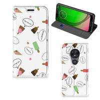 Motorola Moto G7 Play Flip Style Cover IJsjes - thumbnail