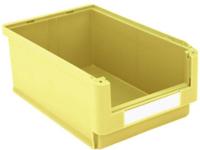 384503 Zichtbak Geschikt voor levensmiddelen (b x h x d) 315 x 200 x 500 mm Geel 6 stuk(s)