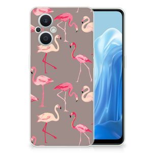 OPPO Reno8 Lite TPU Hoesje Flamingo