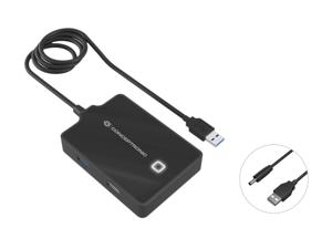 Conceptronic HUBBIES10B laptop dock & poortreplicator USB 3.2 Gen 1 (3.1 Gen 1) Type-A Zwart