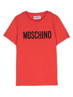 Moschino Kids t-shirt à logo imprimé - Rouge