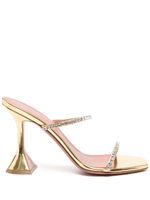 Amina Muaddi mules Gilda 95 mm en cuir - Or