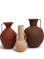 POLSPOTTEN lot de trois vases Roman - Marron