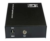 LevelOne GVT-2015 RJ45 naar SFP-Gigabit Media Converter 802.3bt 60W PoE PSE