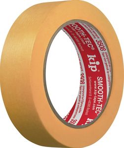 Kip Gladde crêpeband | glad | geel | lengte 50 m | breedte 30 mm | 8 stuks - 3508-30 3508-30