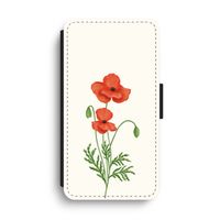 Red poppy: iPhone XS Max Flip Hoesje