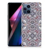 OPPO Find X3 | X3 Pro TPU Siliconen Hoesje Flower Tiles