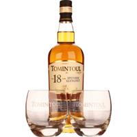 Tomintoul 18 years Giftset 70CL
