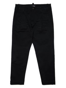 DSQUARED2 KIDS pantalon chino en gabardine - Noir