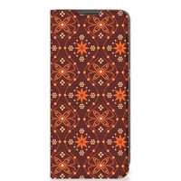 OnePlus 10 Pro Hoesje met Magneet Batik Brown - thumbnail