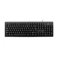 Toetsenbord - PS/2, USB - Frans (AZERTY) - zwart