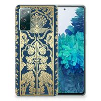 Samsung Galaxy S20 FE TPU Case Beige Flowers - thumbnail