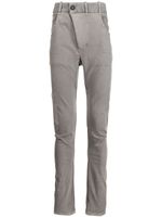 11 By Boris Bidjan Saberi pantalon skinny à taille mi-haute - Gris