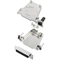 TRU COMPONENTS TCDTZF25HDS44K 7709772 Sokkelset SUB-D Vrouwelijk 180 ° Aantal polen: 44 soldeervat 1 stuk(s)