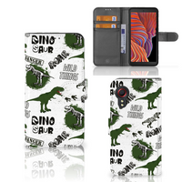 Telefoonhoesje met Pasjes voor Samsung Galaxy Xcover 5 Dinosaurus