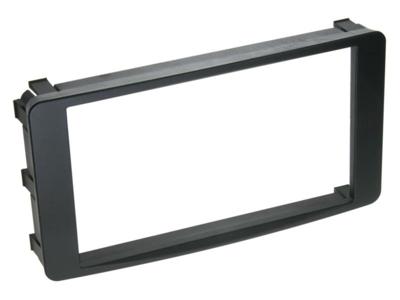 2-DIN Paneel Mitsubishi Lancer / Outlander Kleur: Zwart