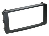 2-DIN Paneel Mitsubishi Lancer / Outlander Kleur: Zwart