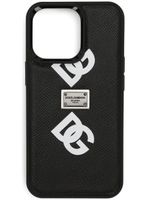 Dolce & Gabbana coque d'iPhone 13 Pro à logo imprimé - Noir