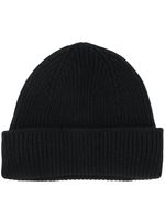 Paul Smith bonnet en maille nervurée - Noir - thumbnail