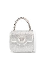 Versace mini sac La Medusa à ornements en cristal - Argent - thumbnail