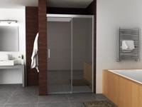 Mueller Suave 2.0 softclose douchedeur 140x200 8mm NANO aluminium