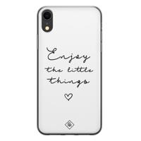 iPhone XR siliconen hoesje - Enjoy life