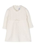 Ralph Lauren Kids robe en maille torsadée - Blanc - thumbnail