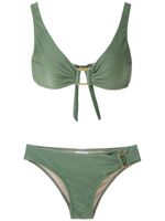 Amir Slama bikini à détails de boucles - Vert