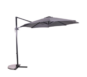 Libra zweefparasol 300cm rond grijs