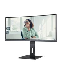 AOC CU34P3CV computer monitor 86,4 cm (34") 3440 x 1440 Pixels UltraWide Quad HD LED Zwart - thumbnail