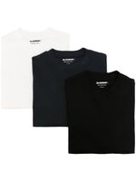 Jil Sander lot de 3 t-shirts en coton biologique - Blanc - thumbnail