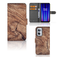 OnePlus Nord CE 2 Book Style Case Tree Trunk - thumbnail