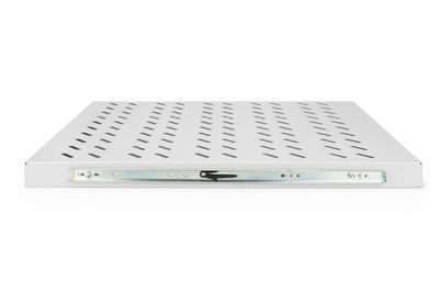 Digitus DN-19 TRAY-2-800 19 inch Apparaatbodem voor patchkast 1 HE Uittrekbaar Geschikt voor kastdiepte: 800 mm Grijs