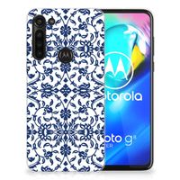 Motorola Moto G8 Power TPU Case Flower Blue