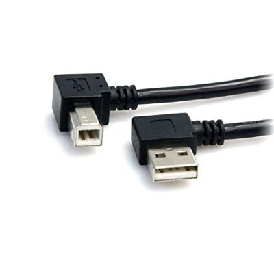 StarTech.com 91 cm USB 2.0 A naar B kabel rechts hoek - USB-kabel 90° schuin